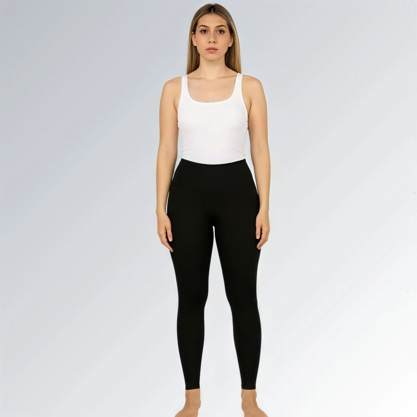 Legging Elástica Cintura Alta - JZ NEW MODA