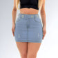 Mini Saia Jeans Cintura Alta - JZ NEW MODA