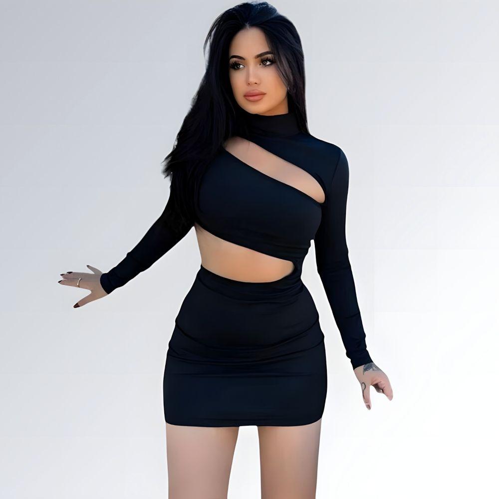 Mini Vestido Recortado Dulzura - JZ NEW MODA