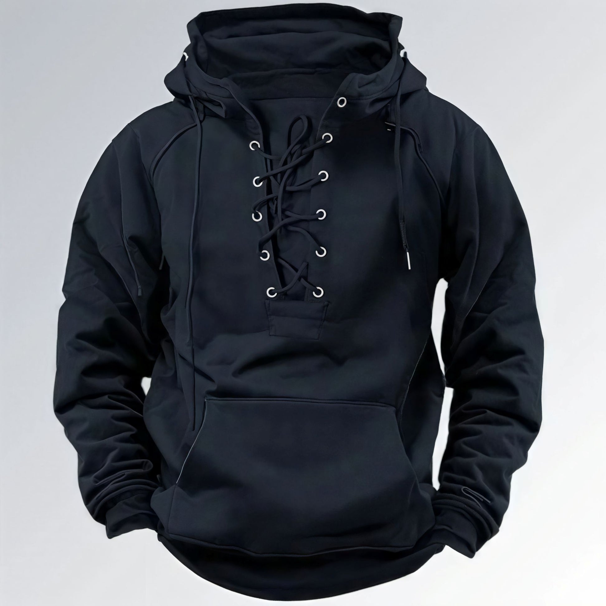 Moletom Casual Masculino Moda Esportiva Multibolsos Jaqueta com Capuz Retrô Jz new moda