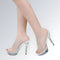 Salto Alto Fino Transparente - JZ NEW MODA