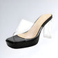 Salto Transparente Dedo Aberto - JZ NEW MODA