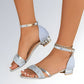Sandália Gladiador Salto Baixo - JZ NEW MODA