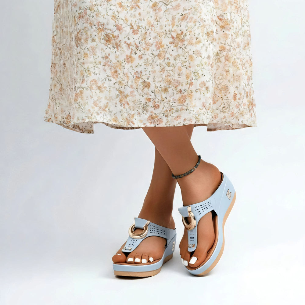 Sandália Plataforma Slip On - JZ NEW MODA