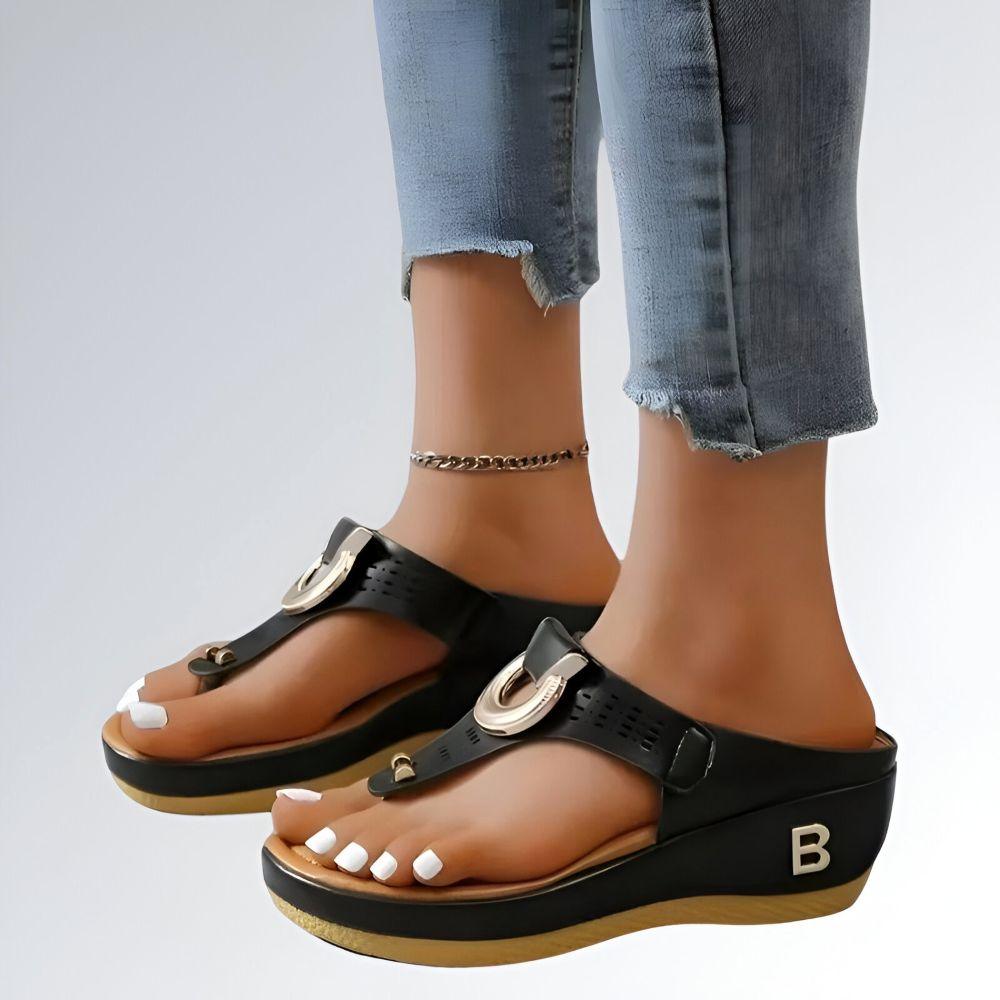 Sandália Plataforma Slip On - JZ NEW MODA