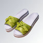 Sandália Slide Tamanco Feminino GuGi Sola Plataforma Com Laço Jz new moda