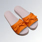 Sandália Slide Tamanco Feminino GuGi Sola Plataforma Com Laço Jz new moda