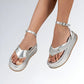 Sandália Luna Delta Plataforma Jz new moda
