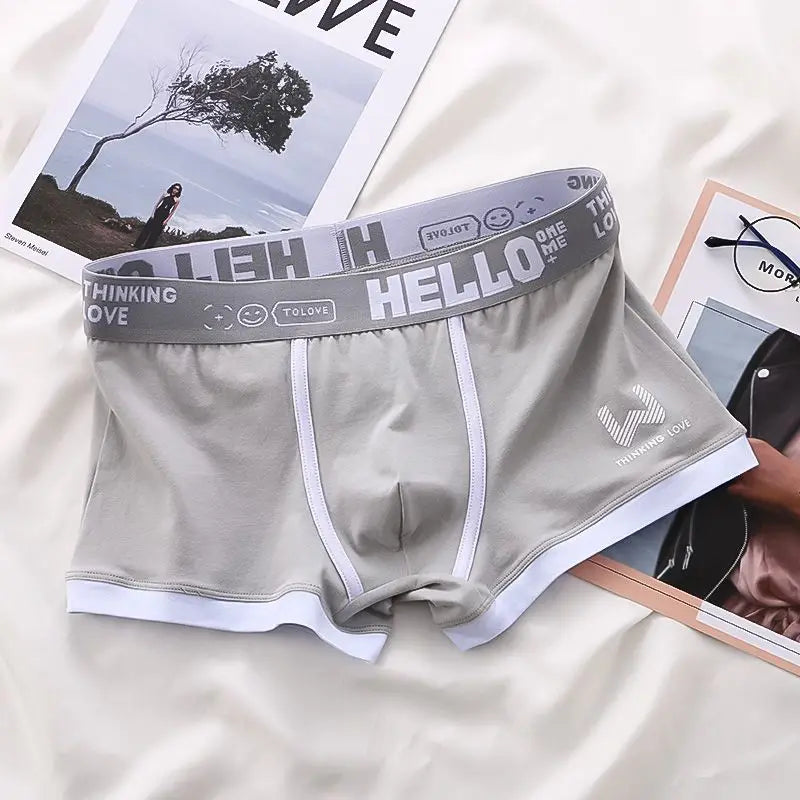 Cueca de Algodão Boxer Hello - JZ NEW MODA