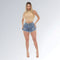 Shorts Jeans Azul Marmorizado Feminino Jz New Moda