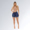 Shorts Jeans Detalhe Barra Dobrada Feminino Jz New Moda