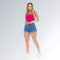 Shorts Jeans Feminino Levanta Bumbum Com Detalhe na Barra Dobrada Jz New Moda