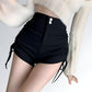 Shorts Cintura Alta Preto - JZ NEW MODA