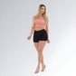 Shorts Sarja Feminino Black Cintura Alta Quadro Botões Moda Verão Jz New Moda