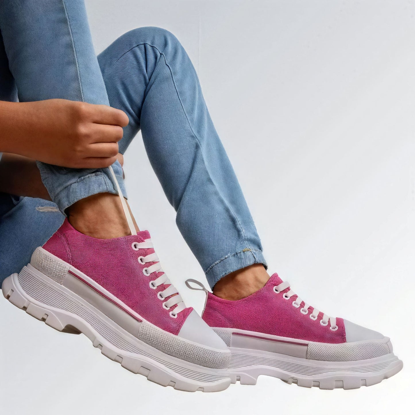 Tênis Feminino Casual GuGi Plataforma Microexpandida Solado Macio Jz new moda