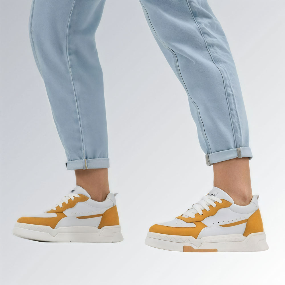 Tênis Sneaker Jade Feminino Casual GuGi Solado Confortável Premium Streetwear Camurça Jz new moda