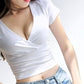 Top Curto Moda Coreana - JZ NEW MODA