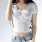 Top Curto Moda Coreana - JZ NEW MODA