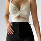 Top Tubo Sem Mangas Curto Crop Feminino Jz new moda
