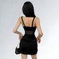 Vestido de Alça Preto Sylcue - JZ NEW MODA